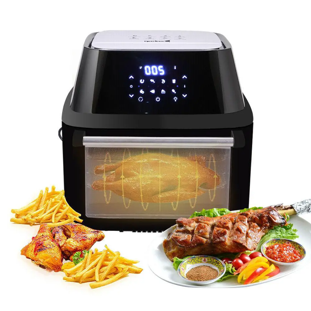 1800W Extra Large Air Fryer Toaster Oven Rotisserie