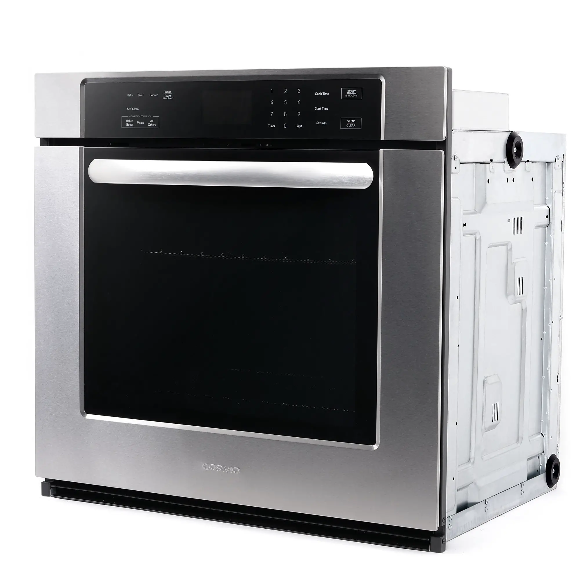 30 in. 5 cu. ft. Single Electric Wall Oven with True European ...