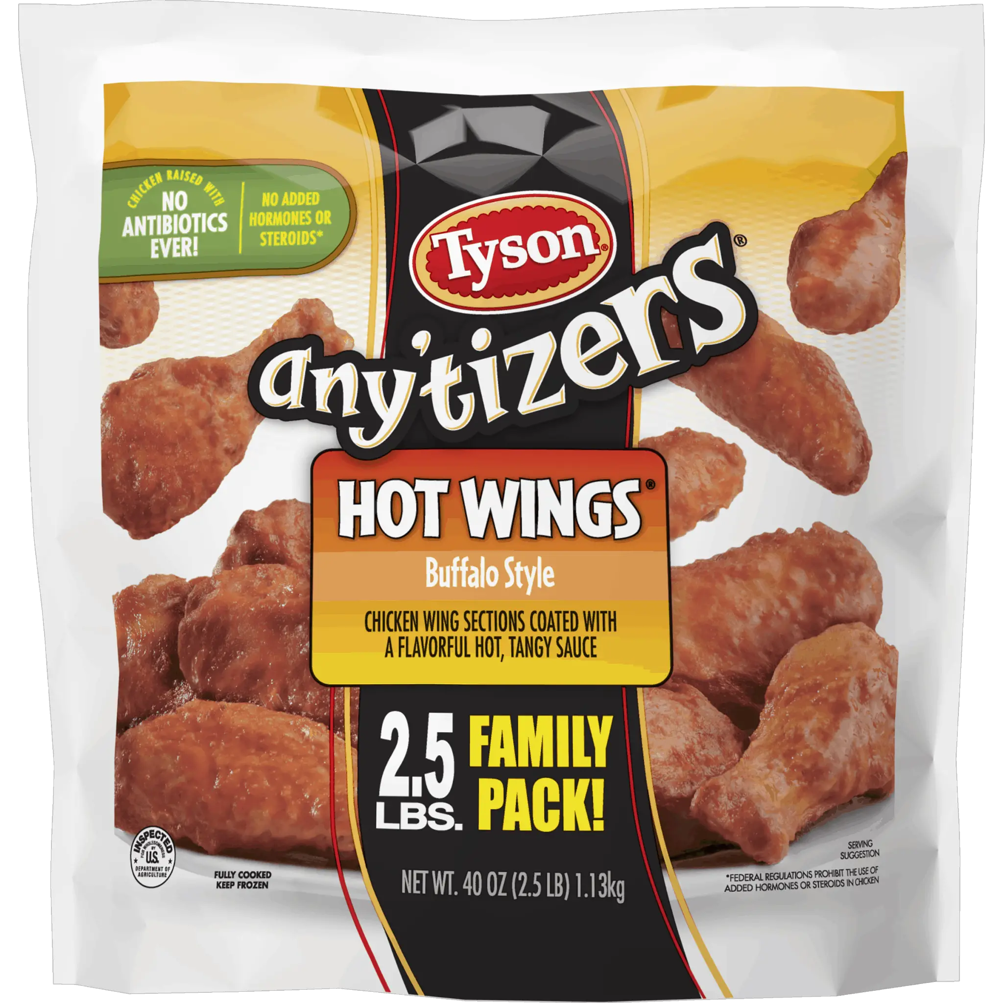 Air Fryer Chicken Hot Wings by Tyson Dairy