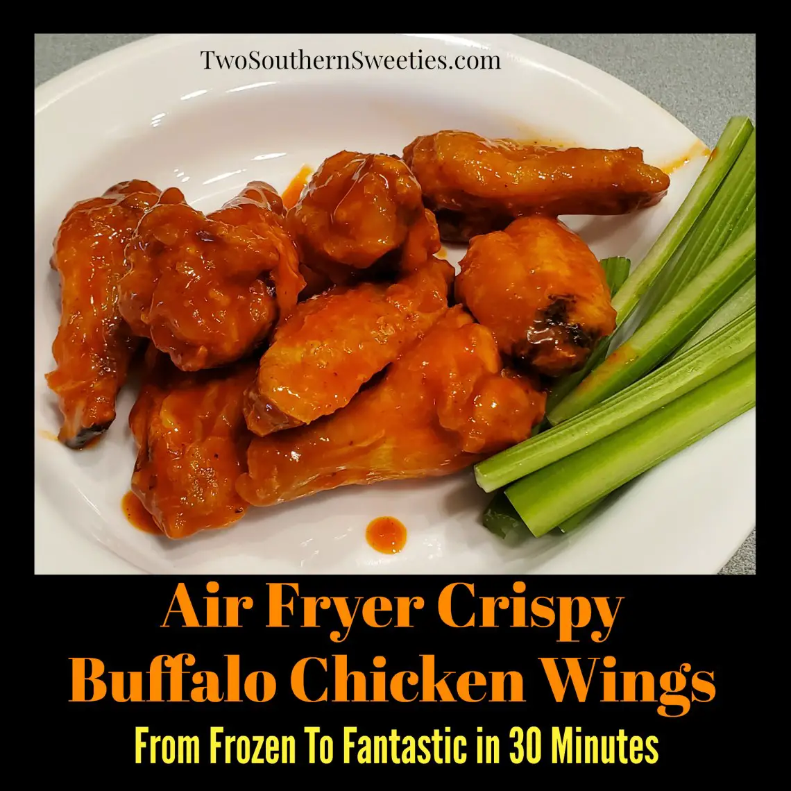 Air Fryer Crispy Buffalo Chicken Wings