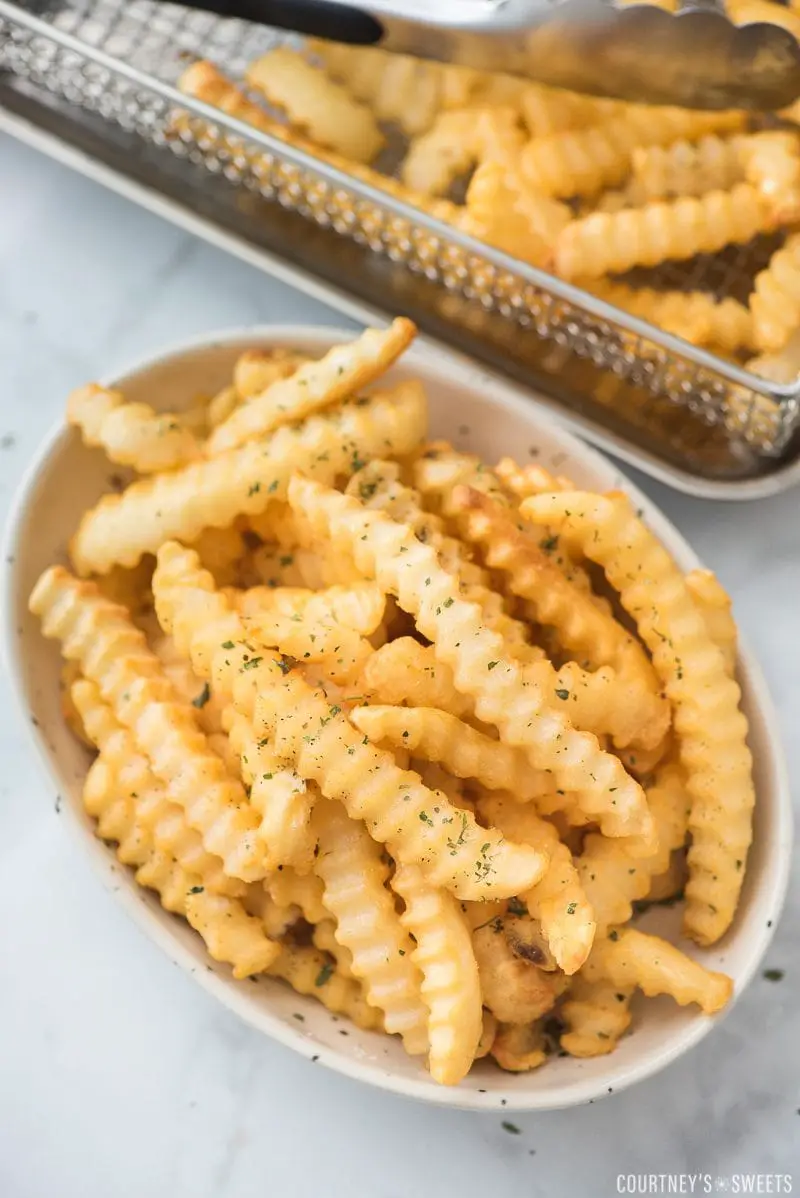 Air Fryer Frozen French Fries with French Fry Seasoning ...