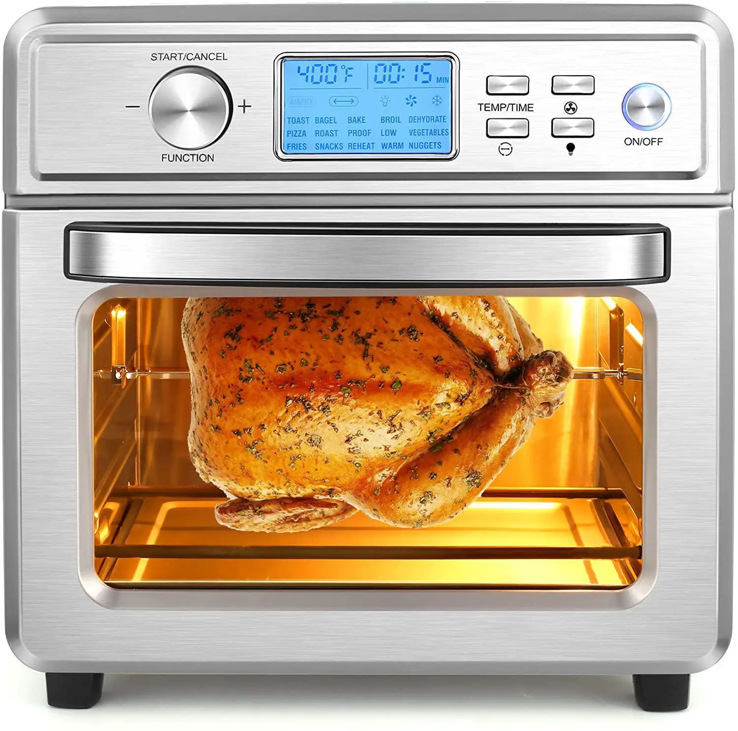 Air Fryer Oven,20L 1700W Air Fryer Toaster Oven Combo for Large Family ...