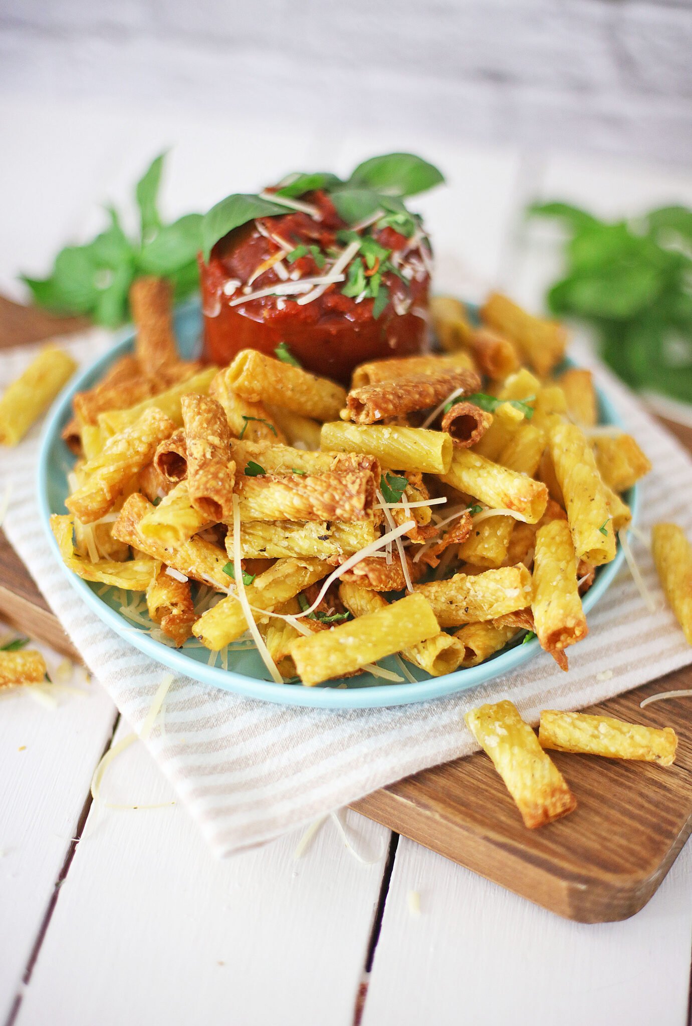 Air Fryer Pasta Chips Recipe (Viral TikTok Trend)