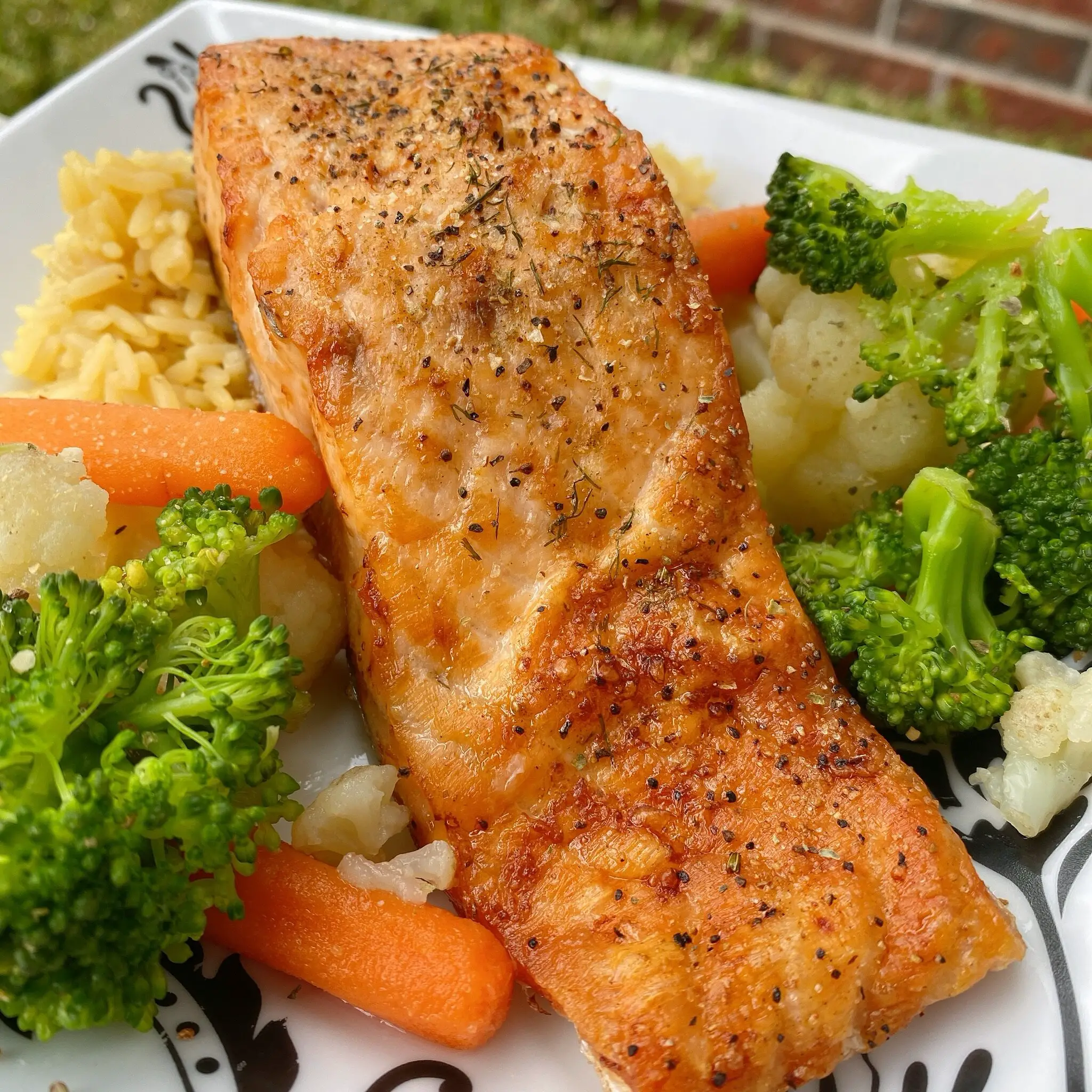Air Fryer Salmon for One Recipe