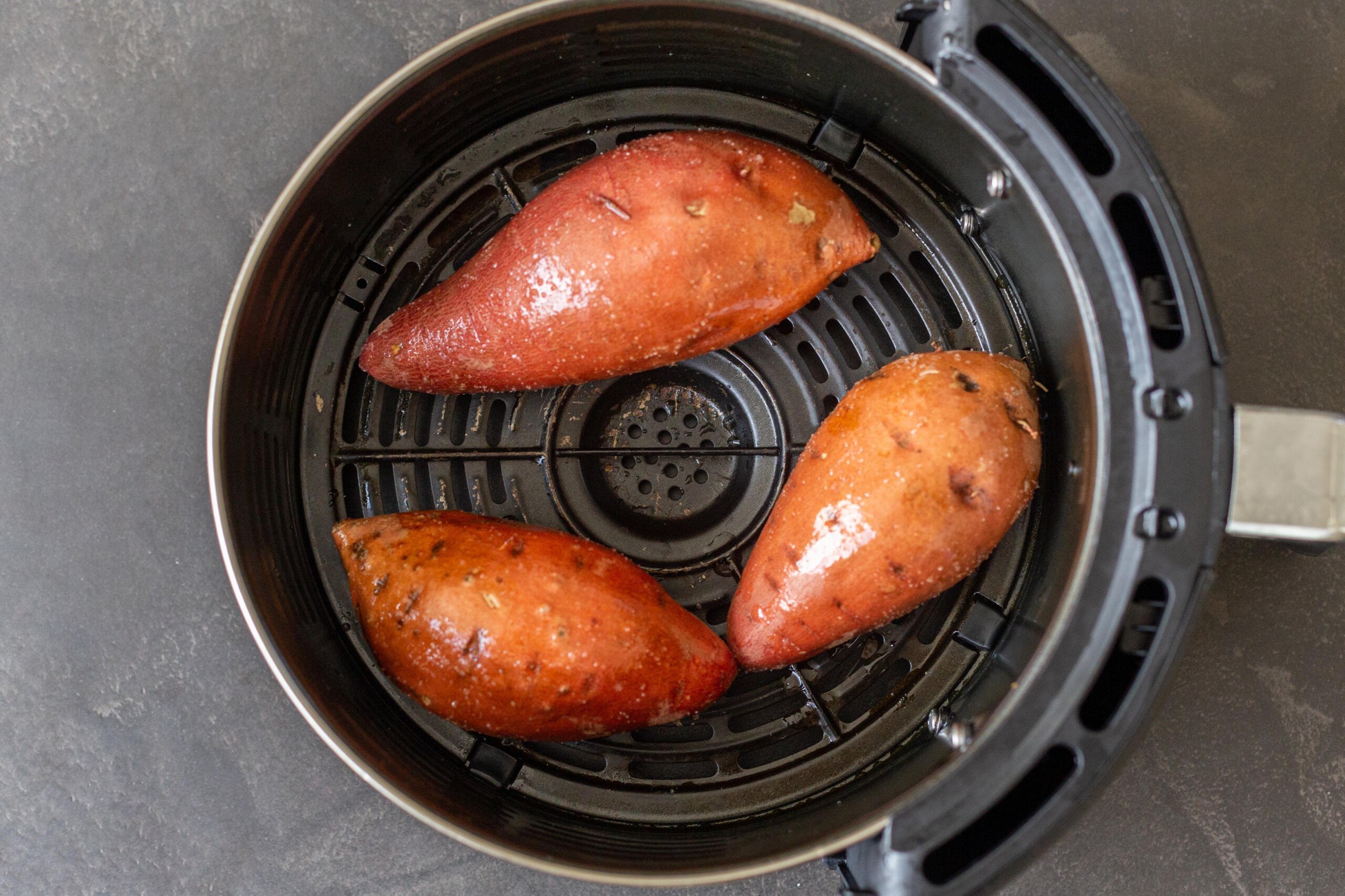 Air Fryer Sweet Potatoes (Only 3 Ingredients)