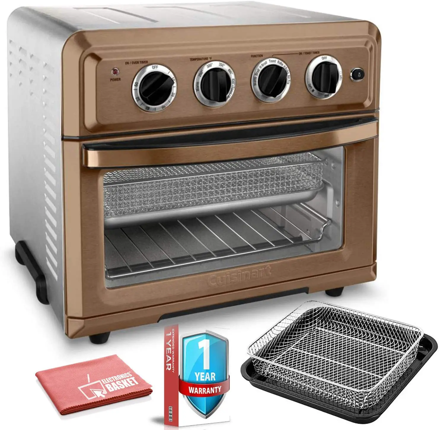 Amazon.com: CUITOA60CS Air Fryer Toaster Oven (Copper Classic) with ...
