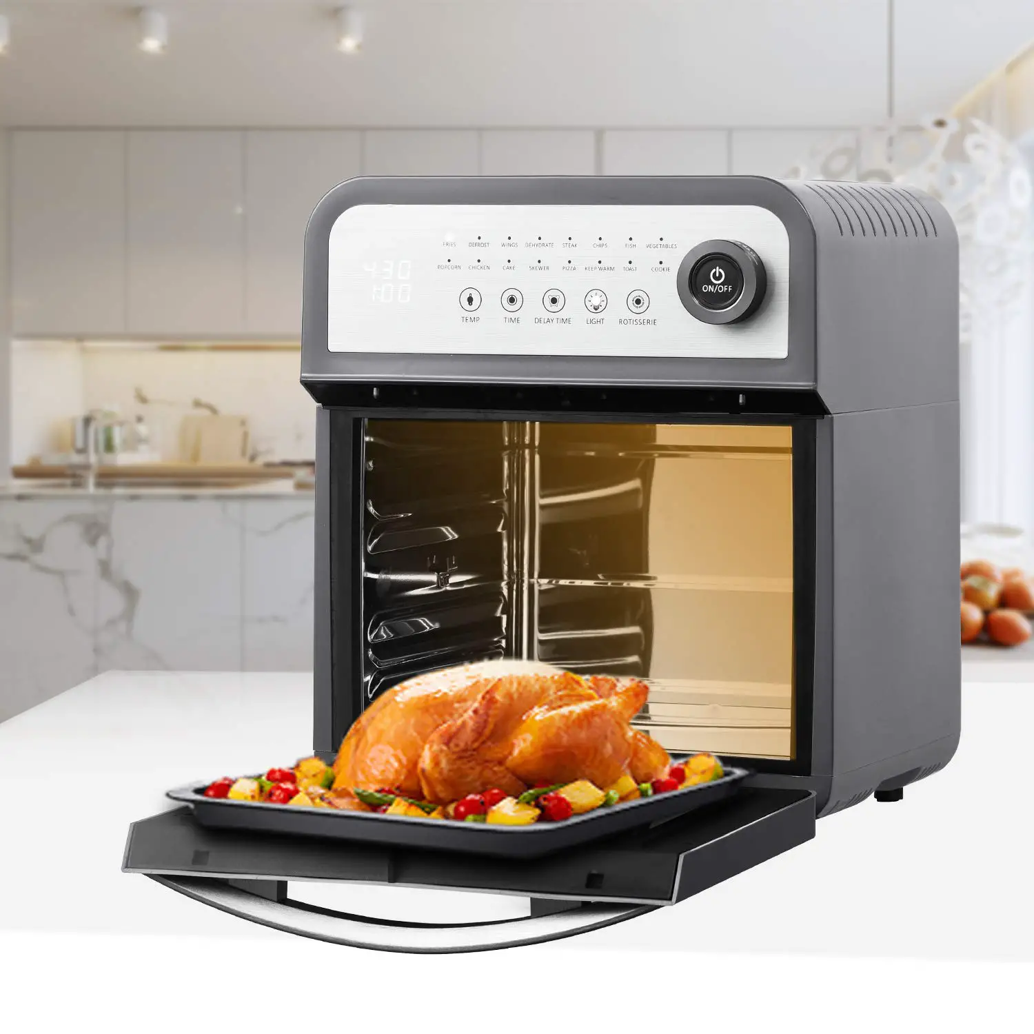 Amazon.com: Geek Chef Air Fryer Oven 12 Quart Large Capacity with ...