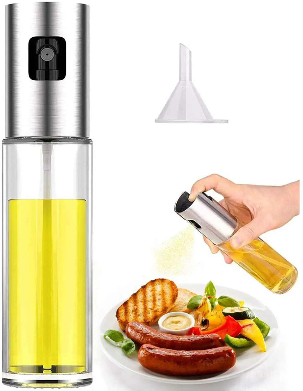 Amazon.com: Olive Oil Sprayer for Cooking, Oil Dispenser Mister Oil ...