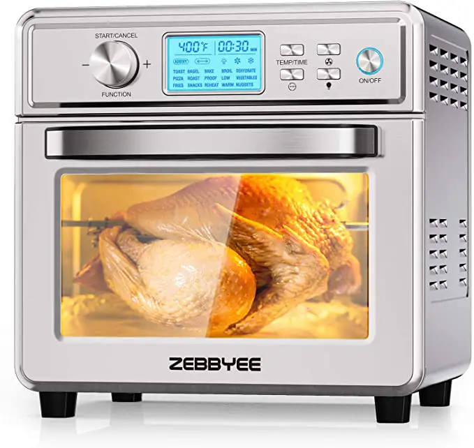 Amazon.com: Zebbyee Convection Oven 22QT Air Fryer Oven, 16