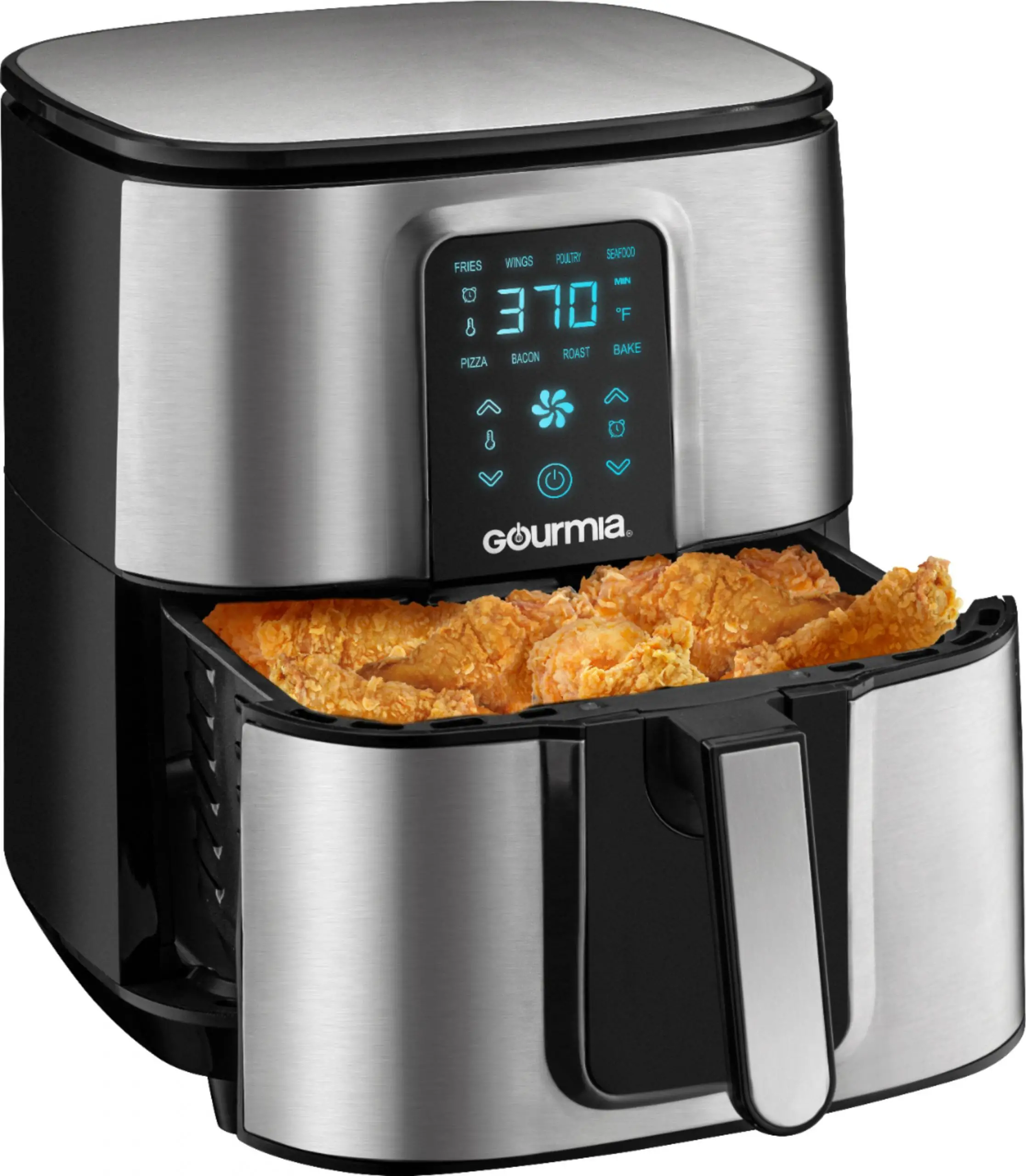 Best Buy: Gourmia 7qt Digital Hot Air Fryer Stainless Steel GAF735