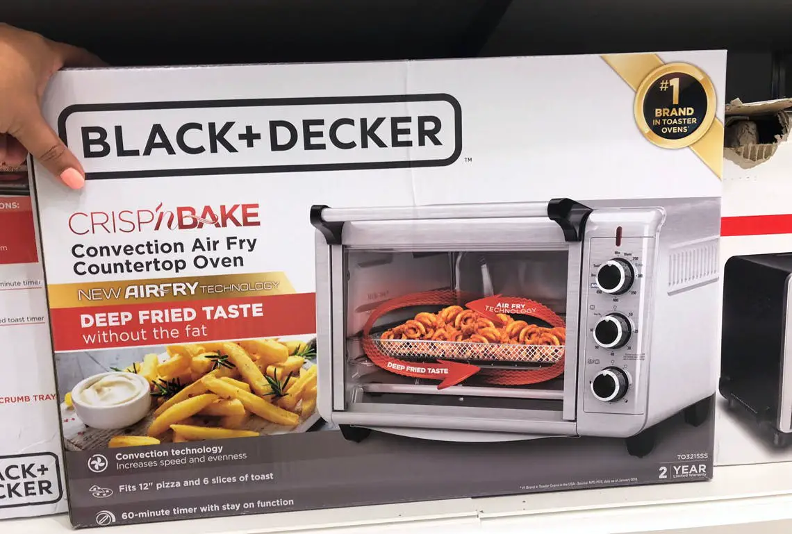 Black + Decker Air Fryer Toaster Oven, Only $48