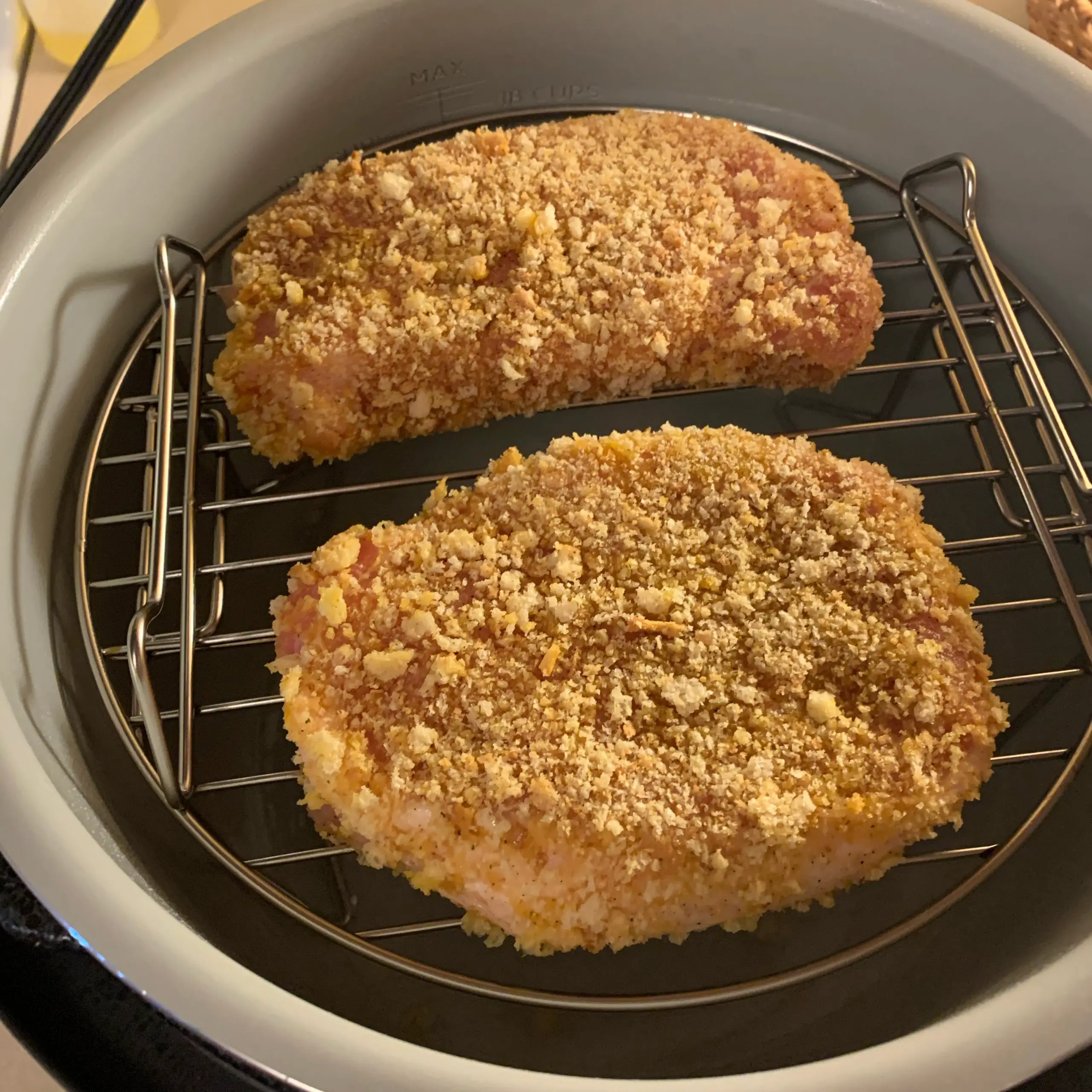 Breaded Air Fryer Pork Chops Recipe