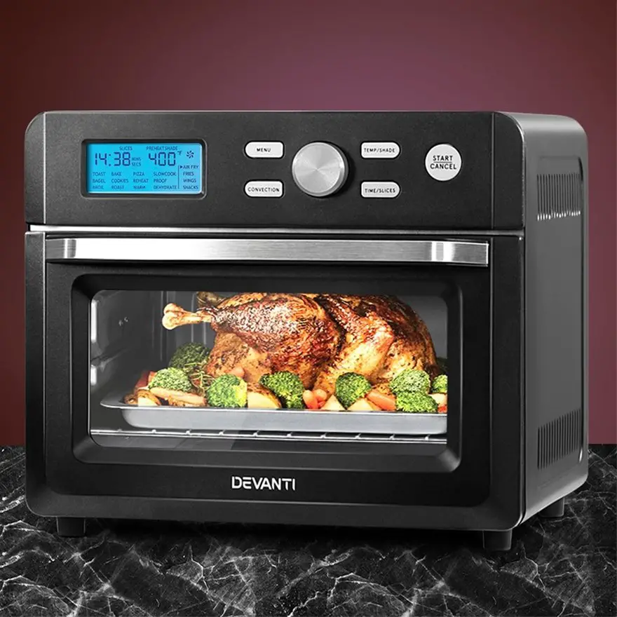 Buy Devanti 20L Air Fryer Convection Oven Oil Free Fryers ...