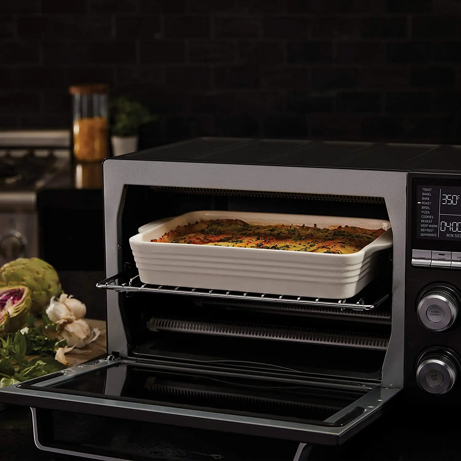 Calphalon TSCLTRDG1 Quartz Heat Countertop Toaster Oven ...