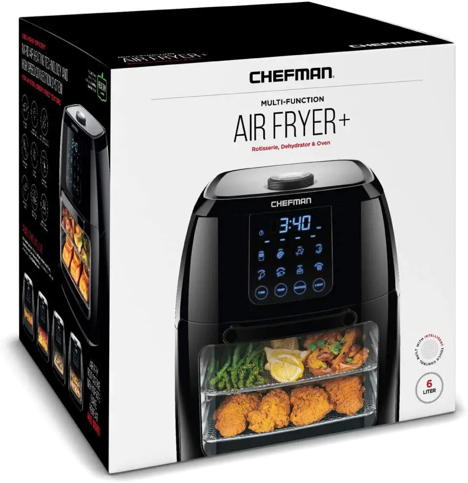 Chefman 6.3 QT Digital Air Fryer (Fry, Roast, Dehydrate &  Bake)