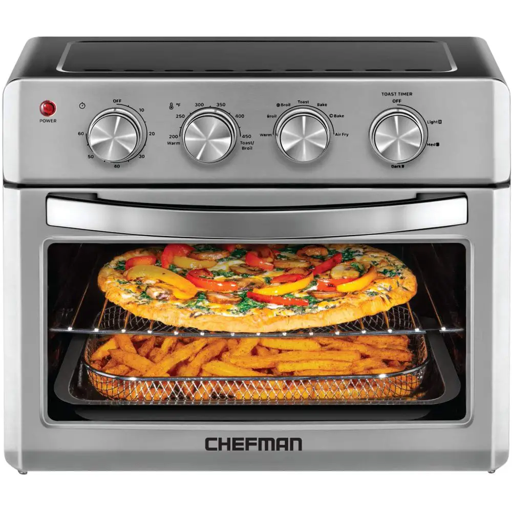 Chefman Air Fryer Toaster Oven, 6 Slice, 26 QT Convection AirFryer w ...