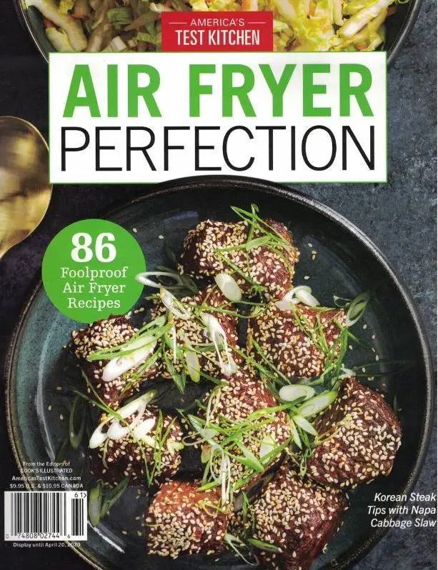 Cookbook #12: Air Fryer Perfection from America