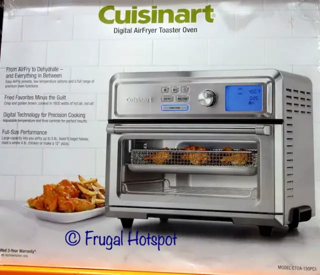 Costco Sale  Cuisinart Digital AirFryer Toaster Oven $159.99