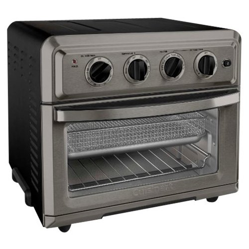 Cuisinart Air Fryer Toaster Oven Black Stainless TOA