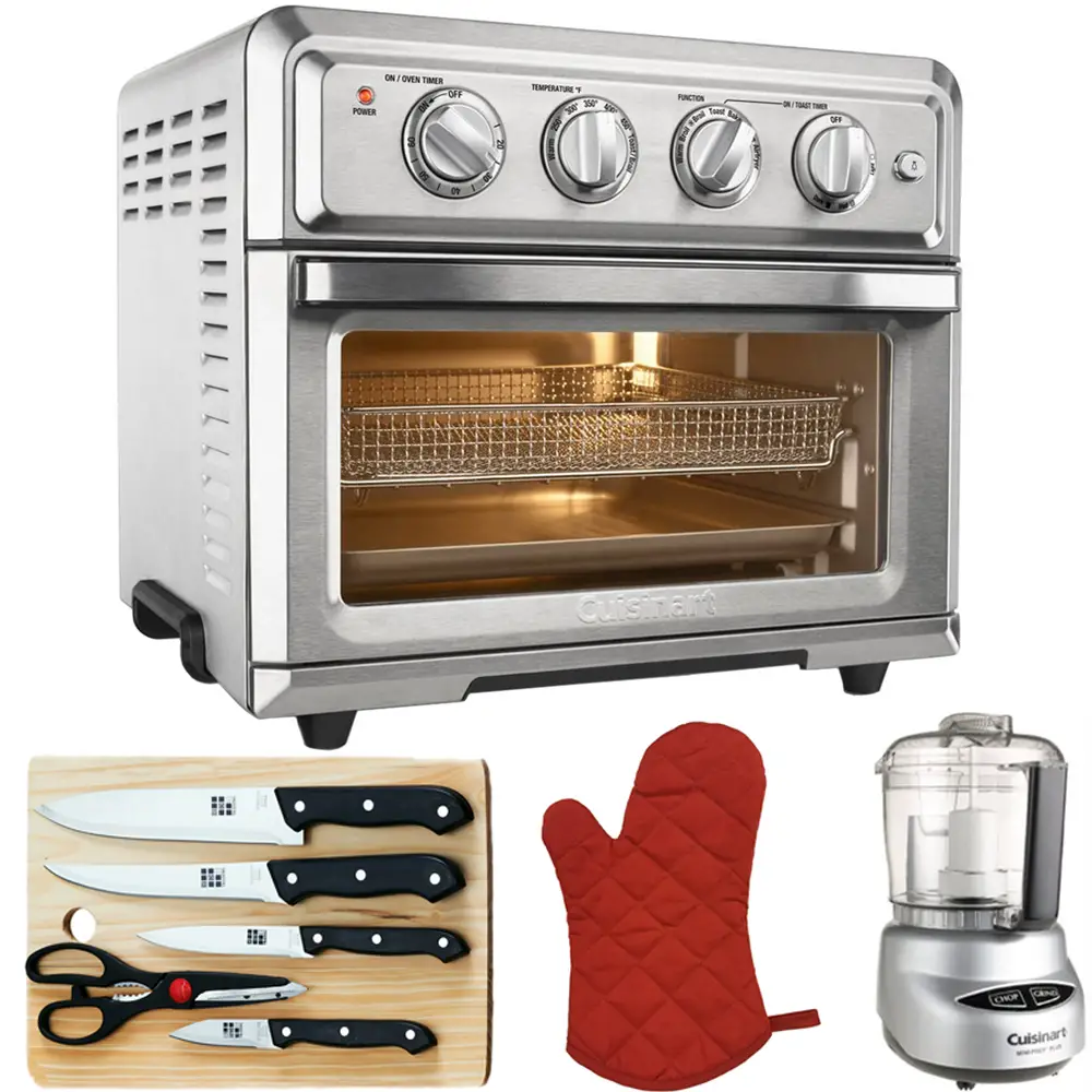 Cuisinart Convection Toaster Oven Air Fryer Silver + Ultimate KItchen ...