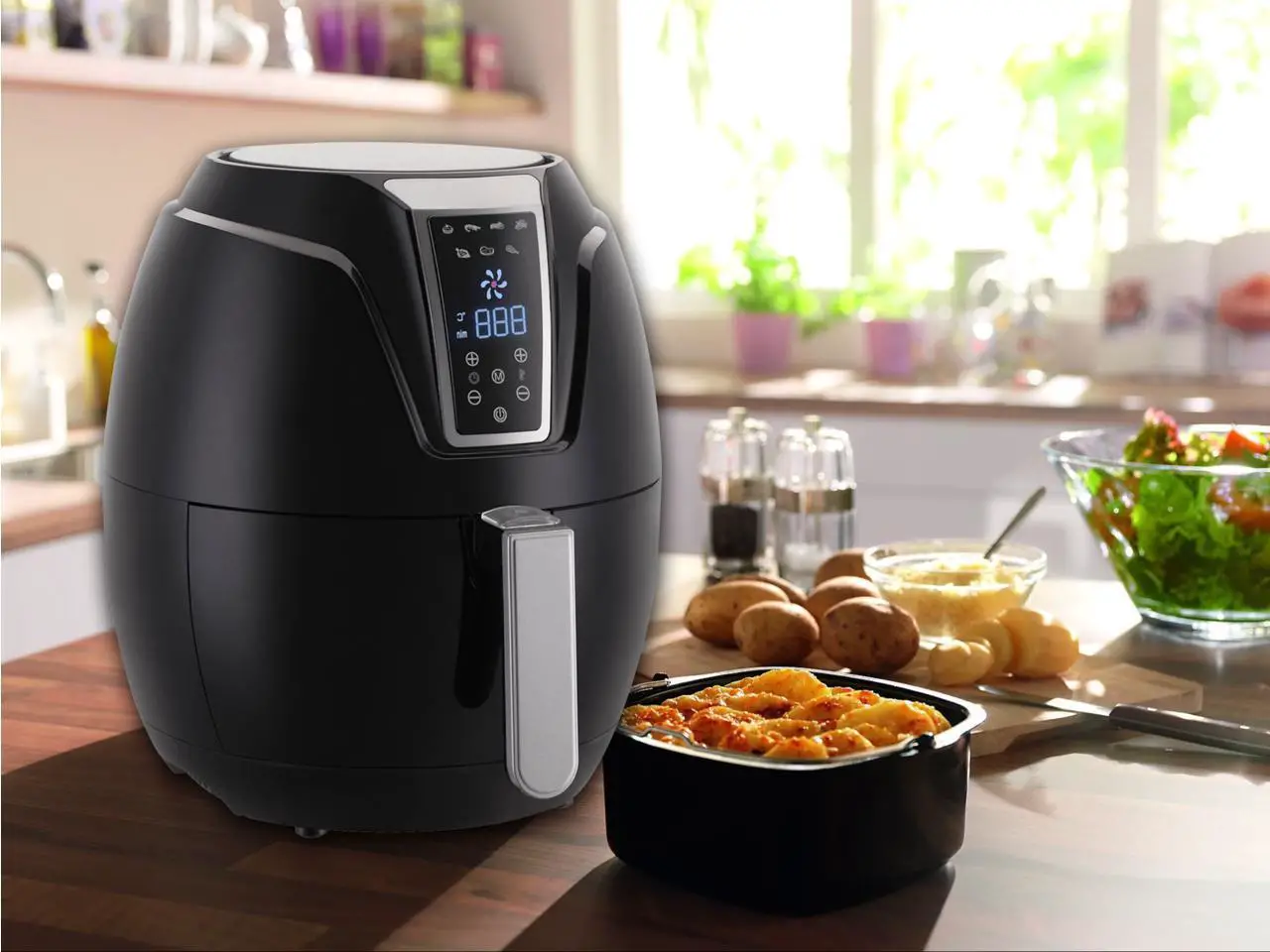 Emerald Air Fryer with Digital LED Touch Display 1400 Watts