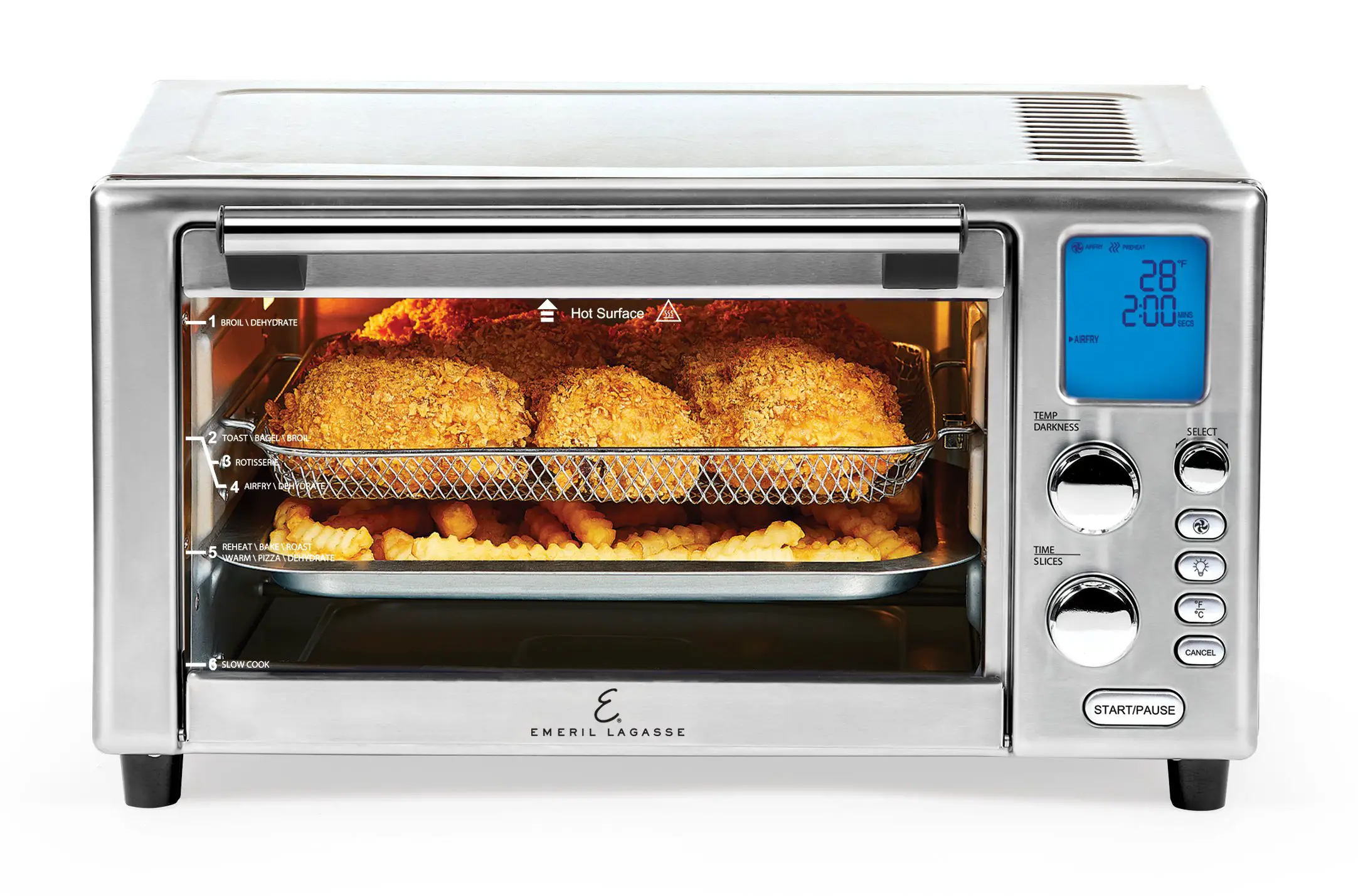 Emeril Lagasse Power AirFryer 360: The 3 Best Air Fryer Toaster Ovens ...