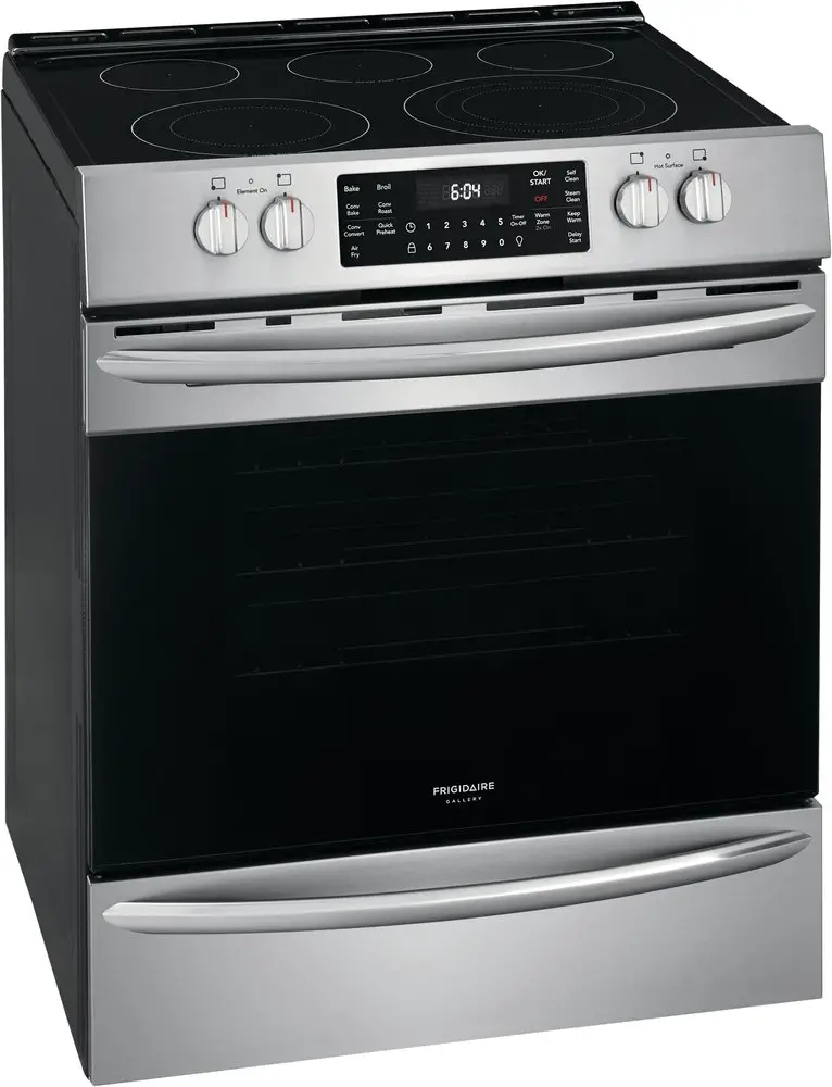 Frigidaire 30 Inch Stainless Steel Free Standing Electric ...