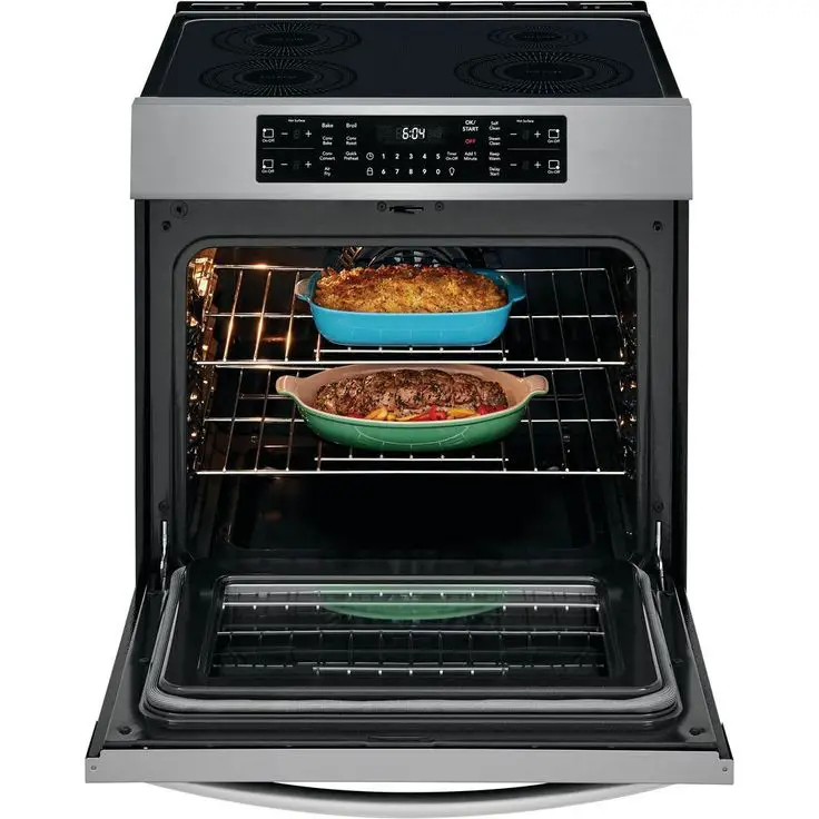 FRIGIDAIRE GALLERY 30 in. 5.4 cu. ft. Front Control Induction Range ...