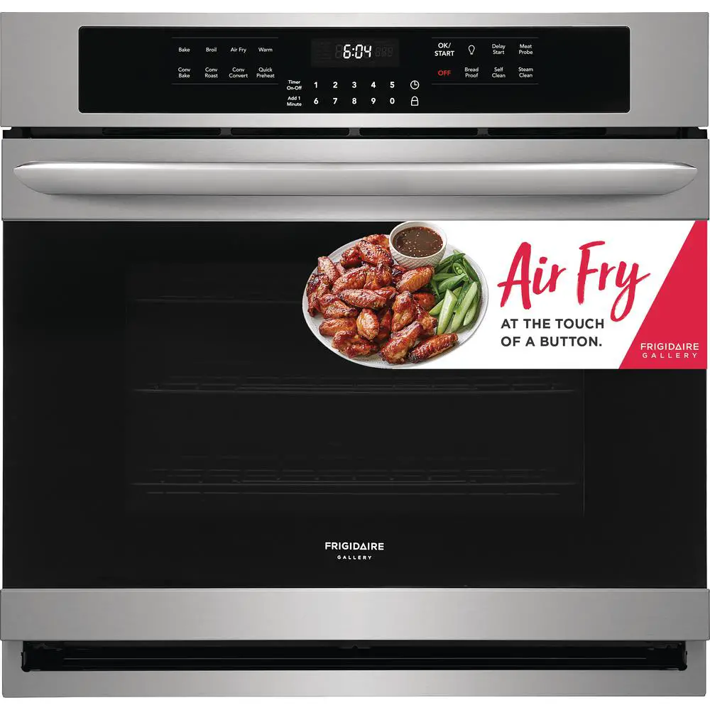 FRIGIDAIRE GALLERY 30 in. Single Electric Wall Oven with Air Fry ...