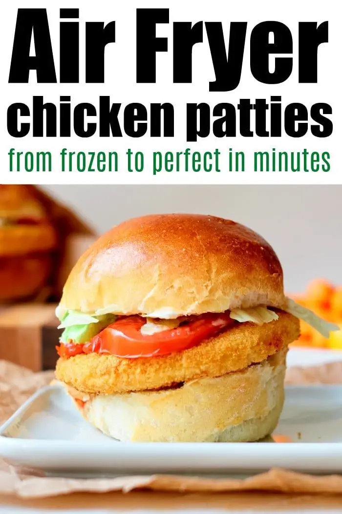 Frozen Chicken Patties in Air Fryer