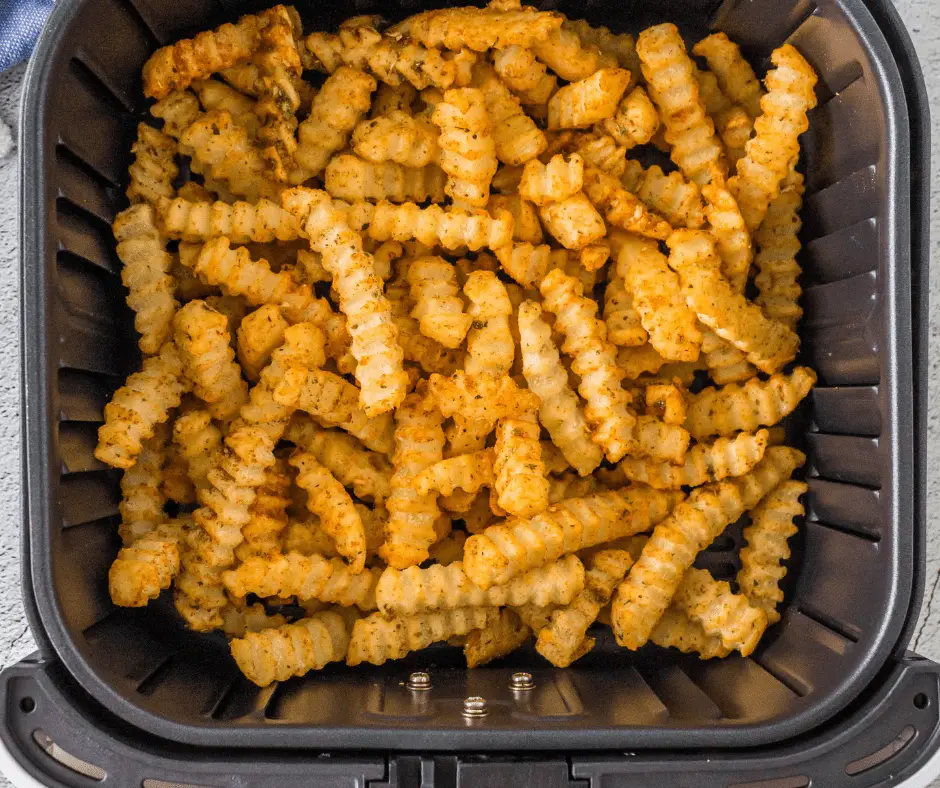 Frozen Crinkle Fries in Air Fryer