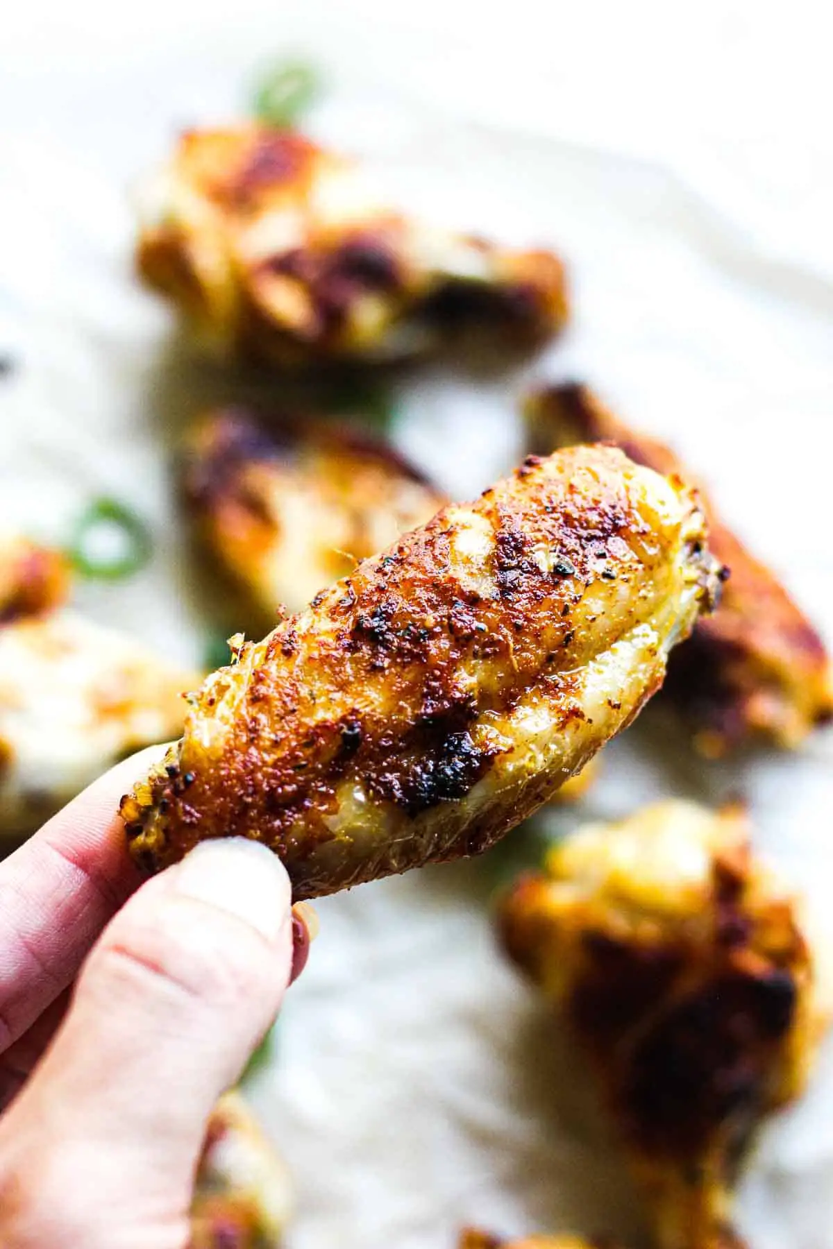 Frozen ranch chicken wings in air fryer (Tyson or other brand)