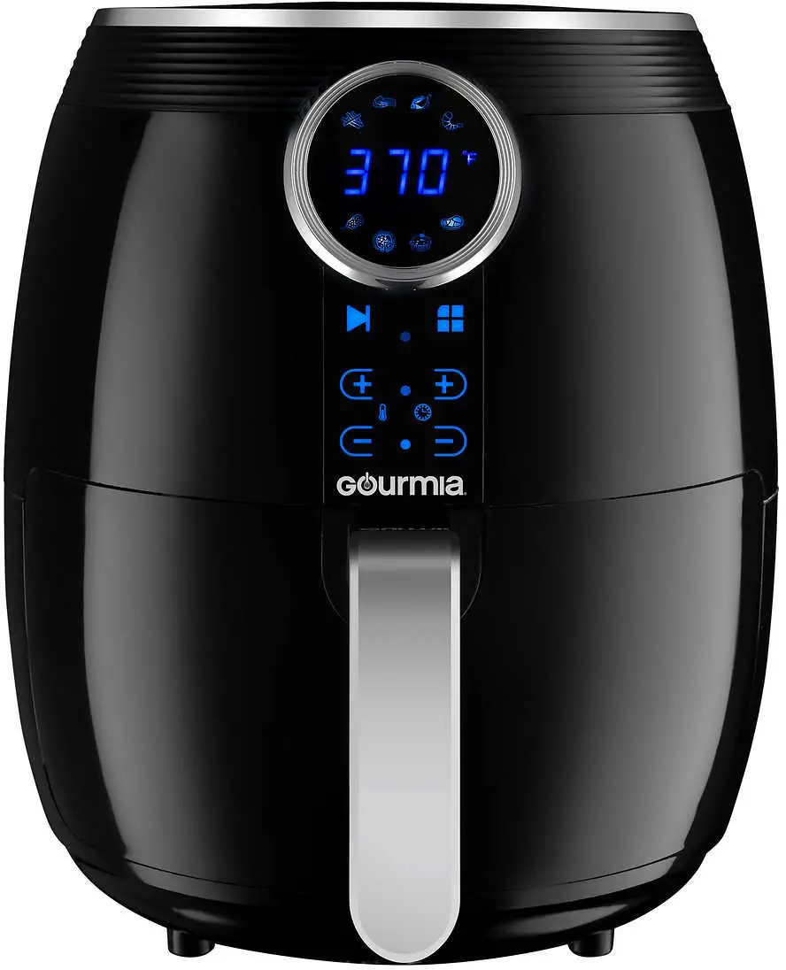 Gourmia 5 Qt Digital Air Fryer 360Â° Heat Circulation ...