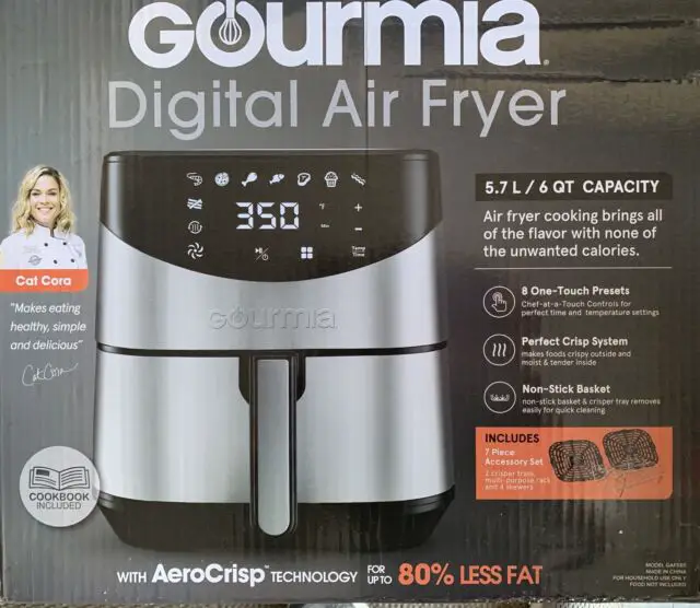 Gourmia 6 Qt Air Fryer Crisper Tray Replacement Part