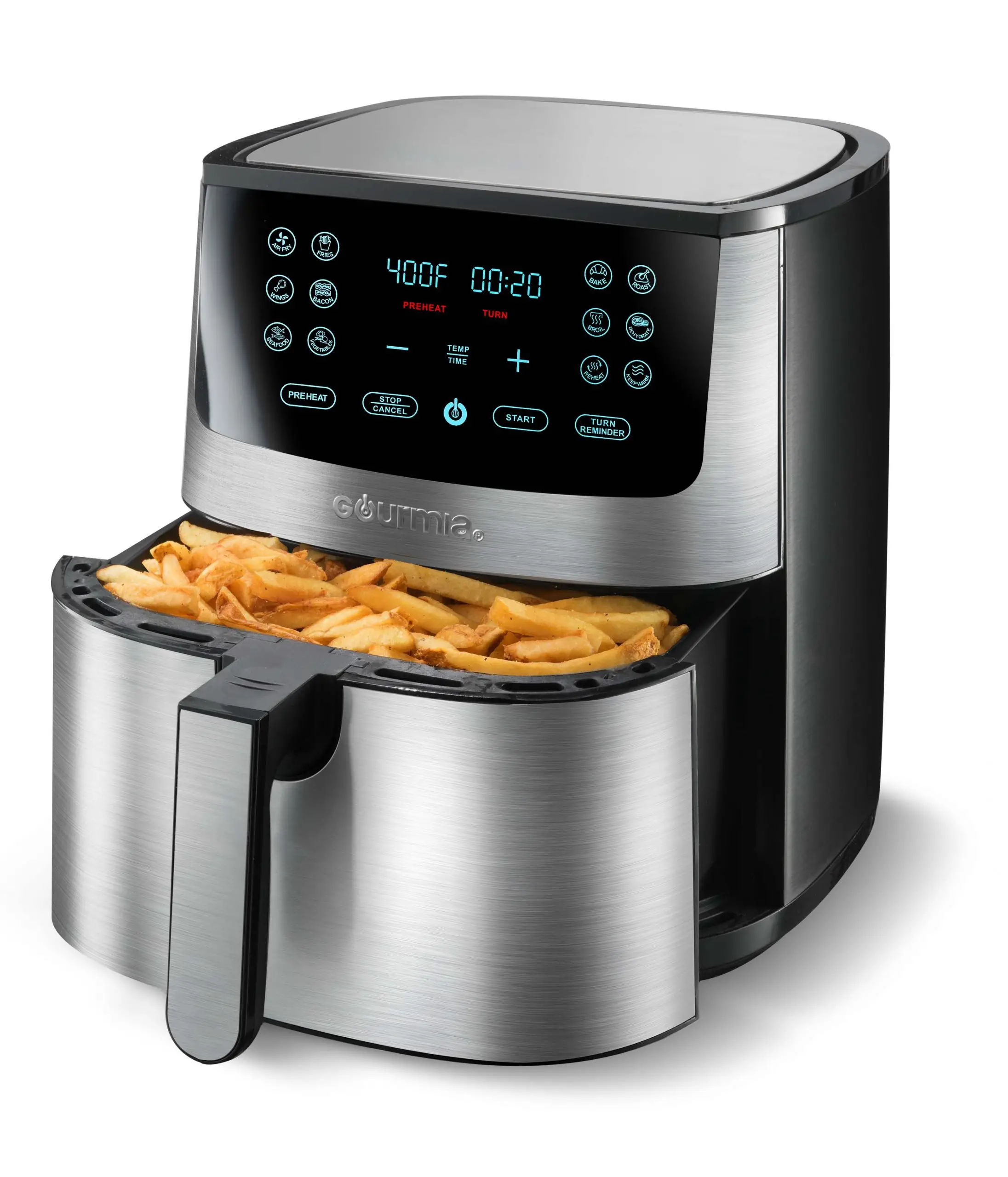 Gourmia Stainless Steel Digital Air Fryer Deals, Coupons &  Reviews