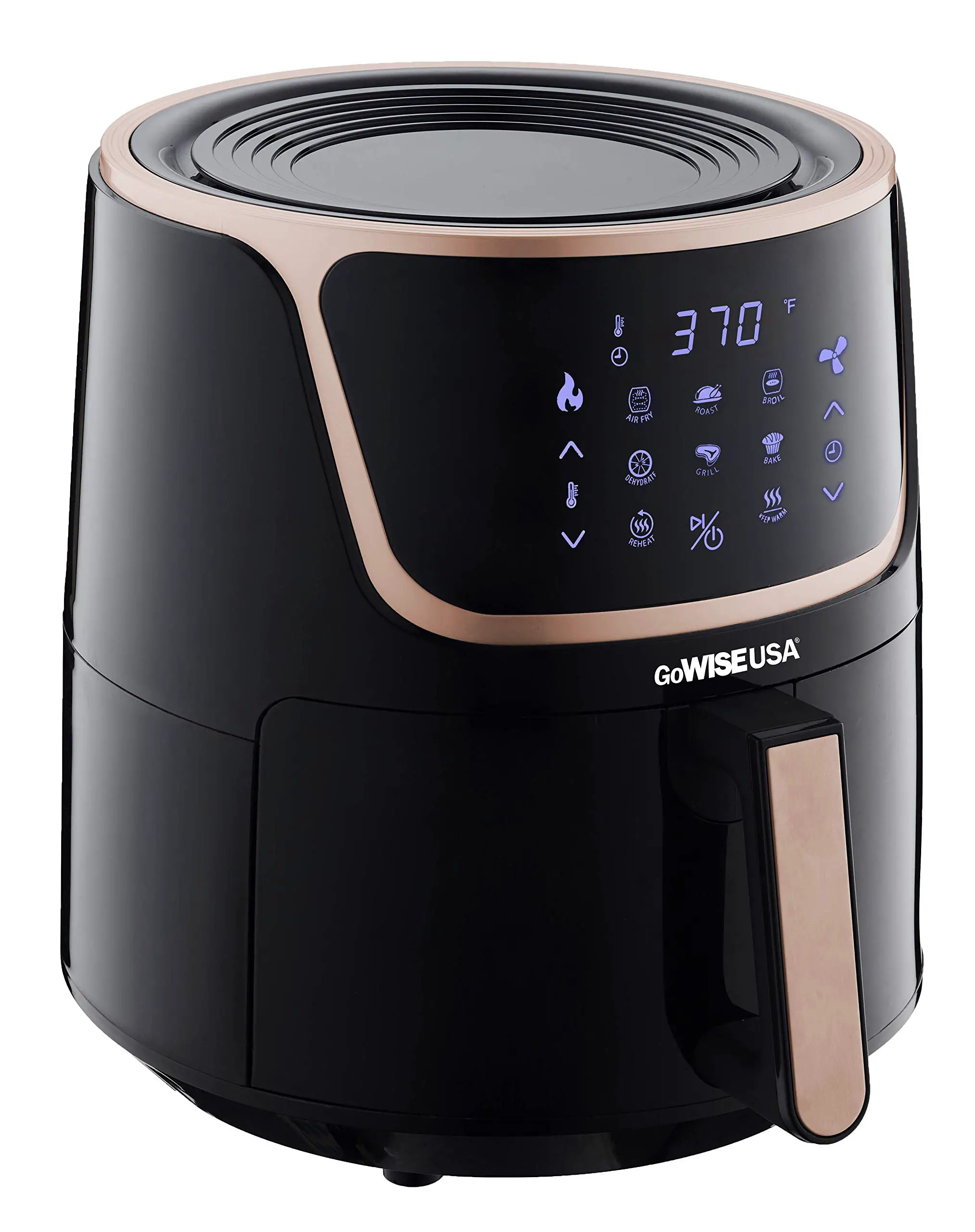 GoWISE USA Electric Mini Air Fryer with Digital ...