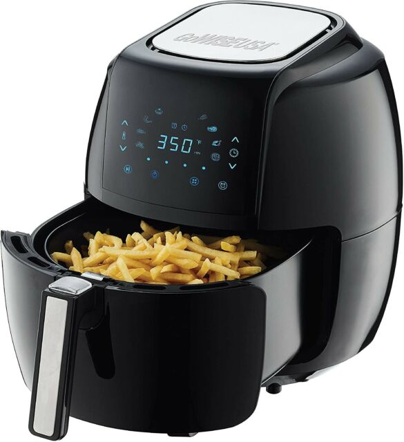 GoWISE USA GW22731 5.8 Quart Air Fryer with Recipe Book