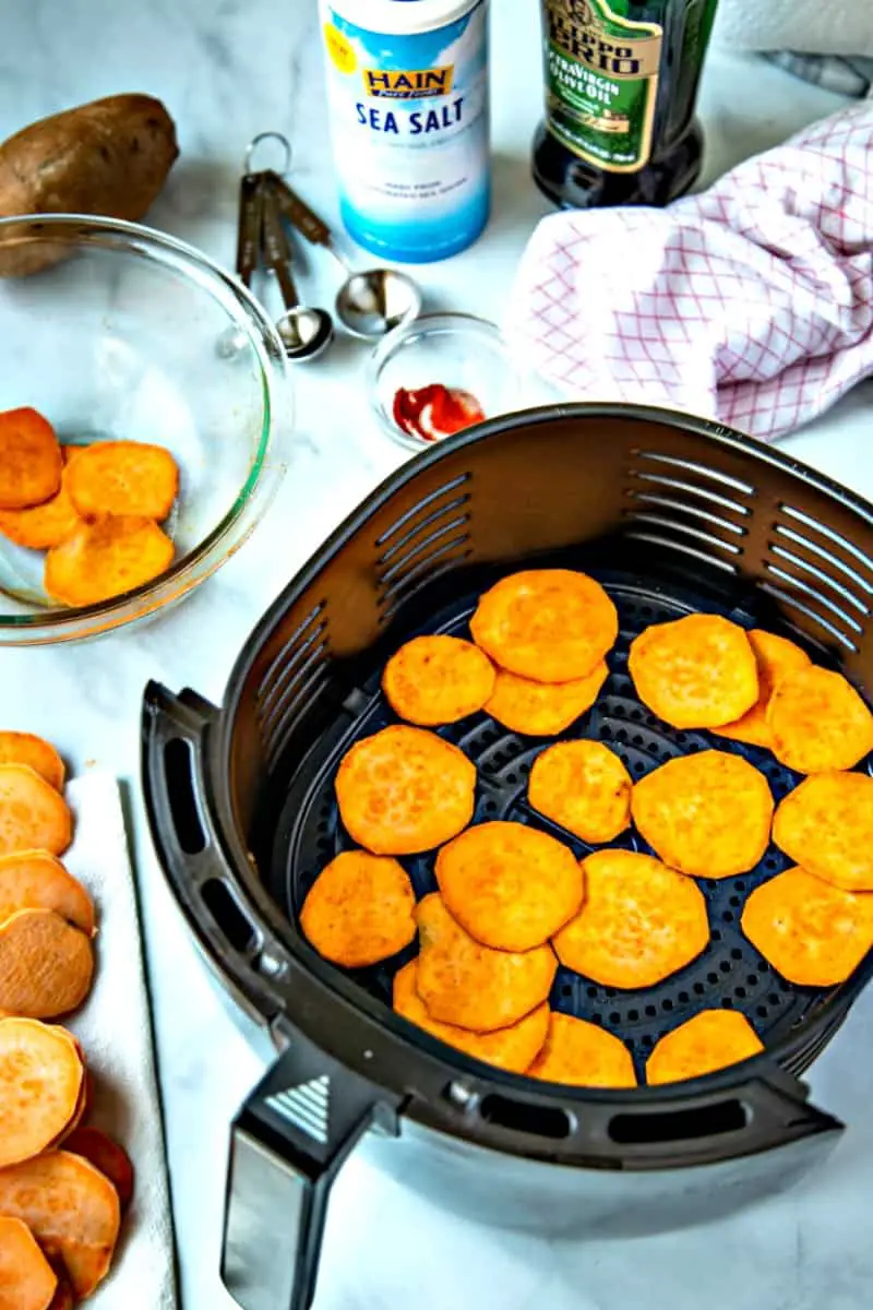 How to Make Crispy Air Fryer Sweet Potato Chips