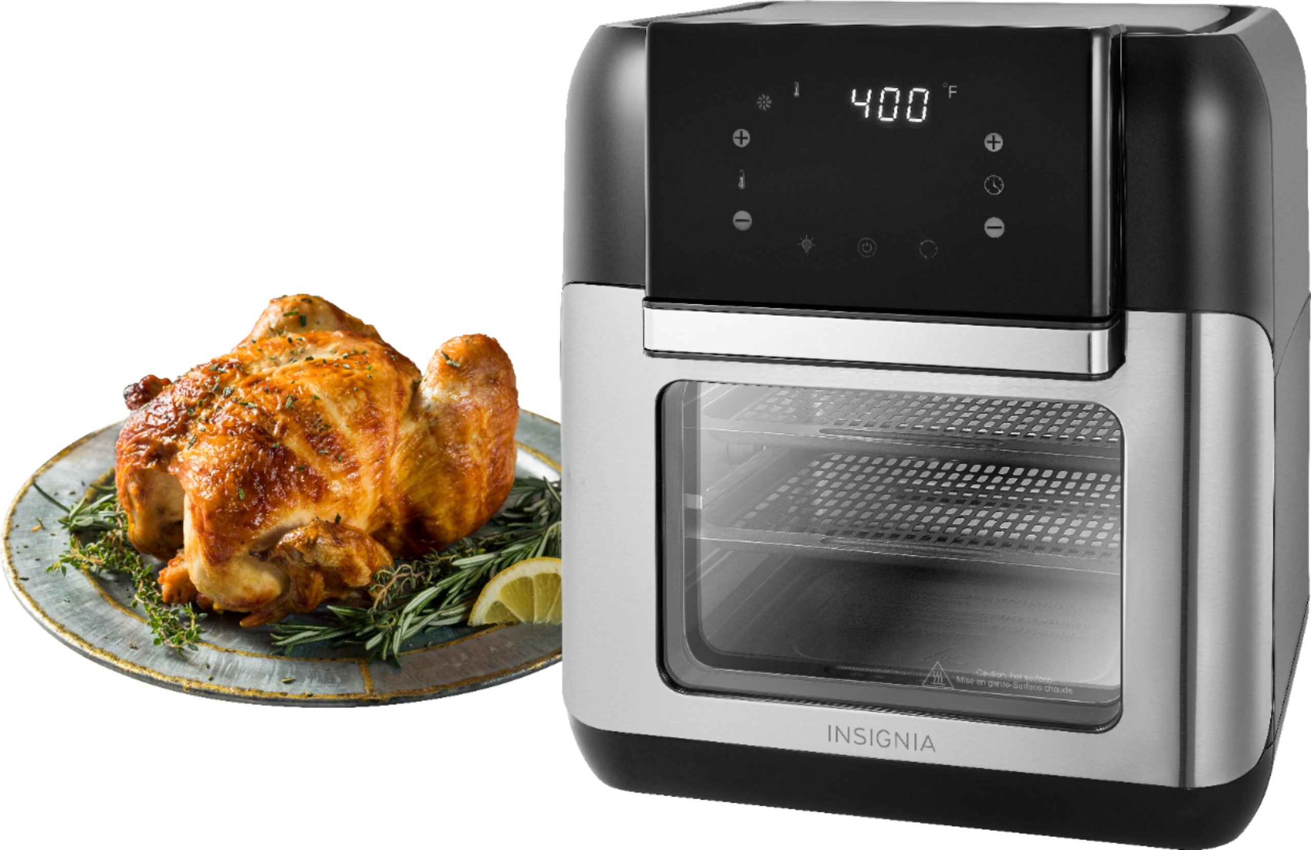 Insignia 10 Qt. Digital Air Fryer Oven Stainless Steel NS ...