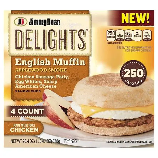 Jimmy Dean Delights Chicken Sausage, Egg Whites, &  Cheese ...