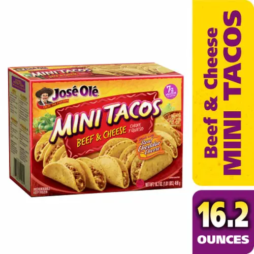 Jose Ole® Beef &  Cheese Mini Tacos, 16.2 oz