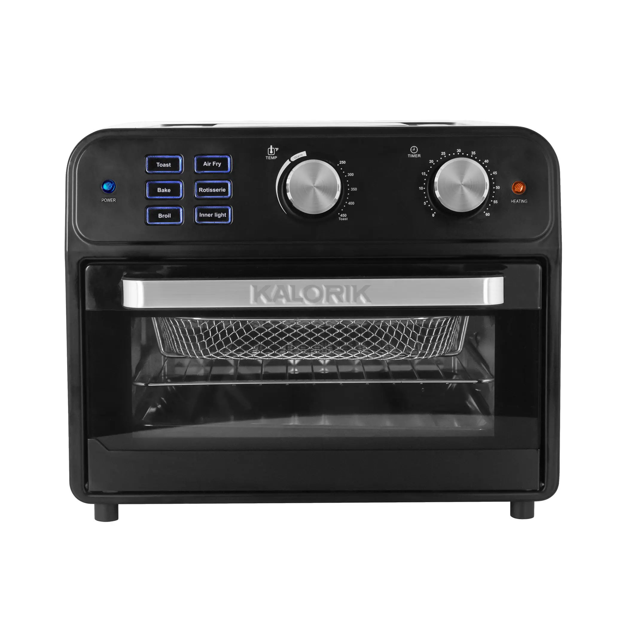 Kalorik Digital Air Fryer Toaster Oven Black 22 Quart AFO 46110 BK ...