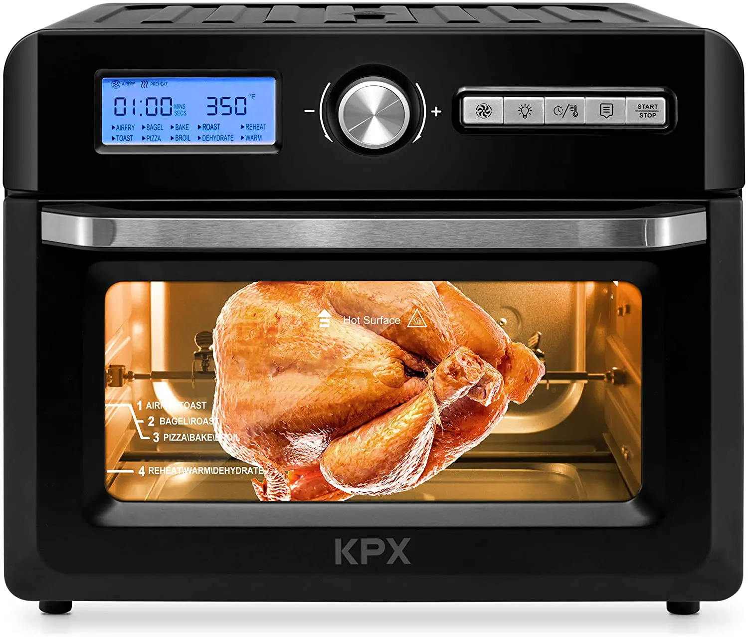 KPX Air Fryer Toaster Oven, 10