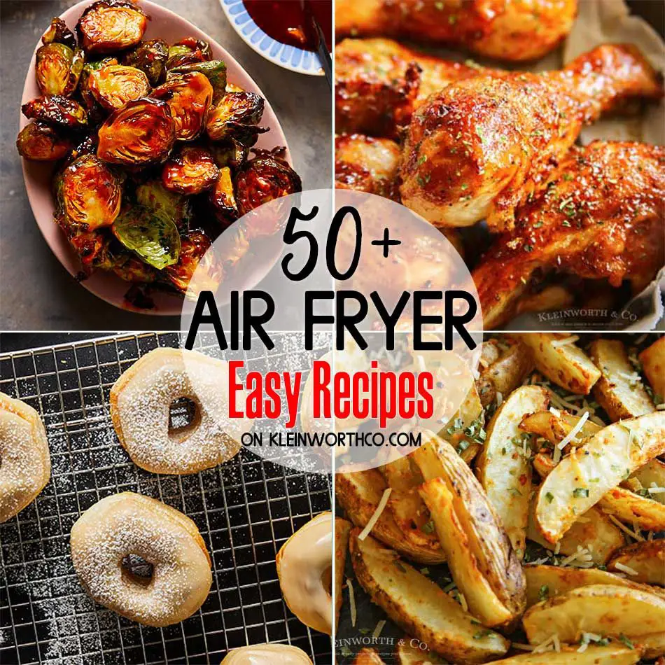 Make your meals fast &  easy with these 50+ Easy Air Fryer Recipes! Air ...