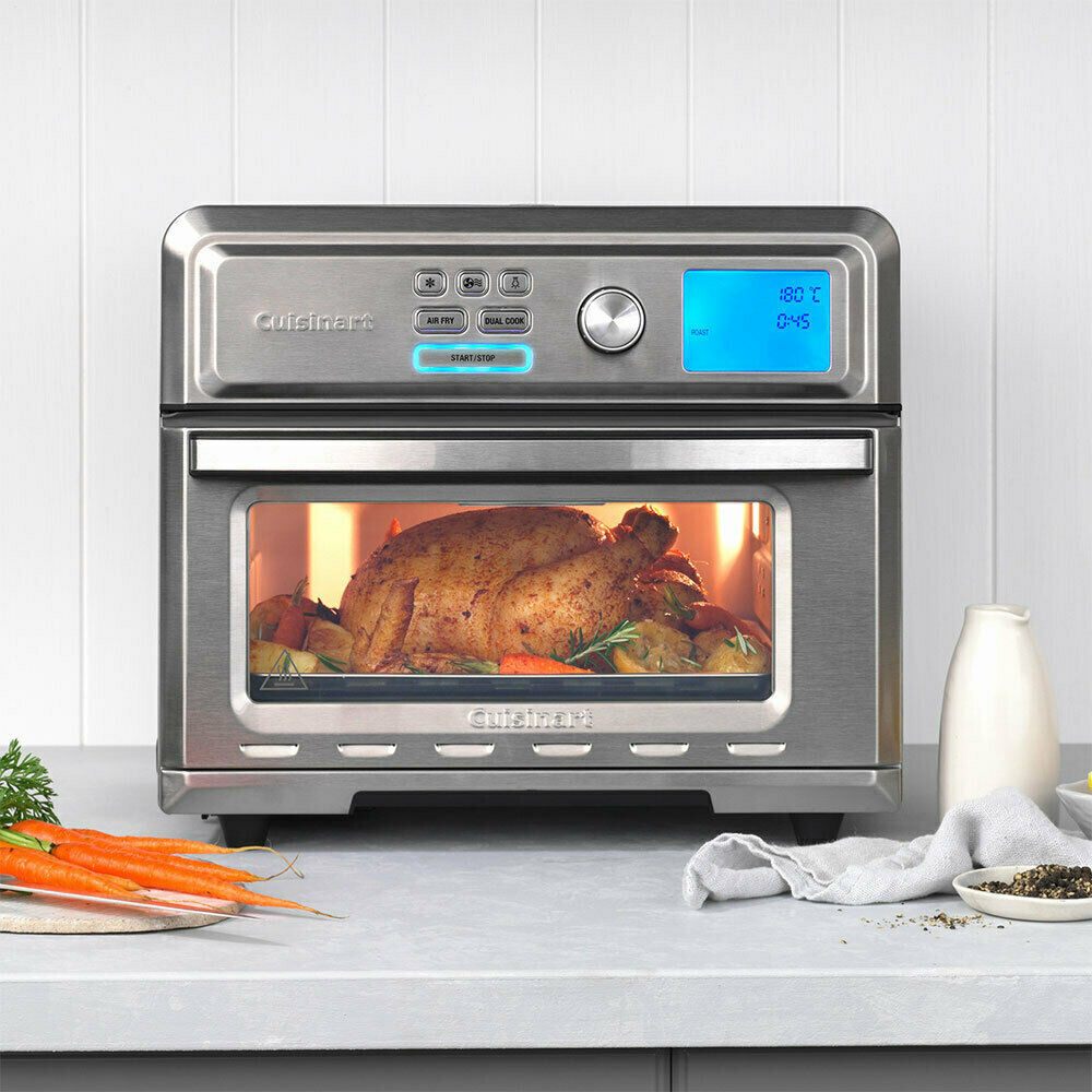 New Cuisinart 17L Express LCD Digital Oven Air Fryer Stainless 40cm