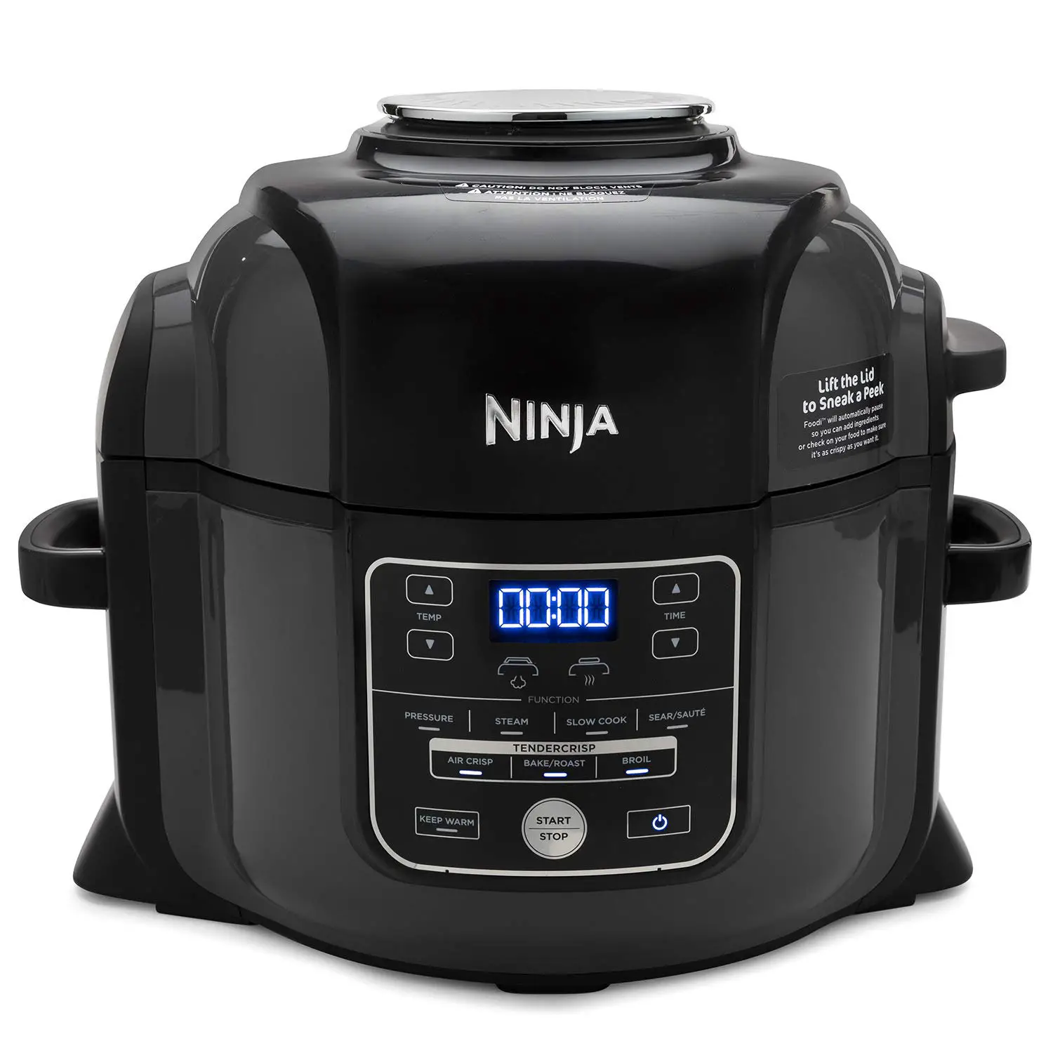 Ninja Cooker237 Pressure Cooker, 6.5 quart, Black (Renewed ...