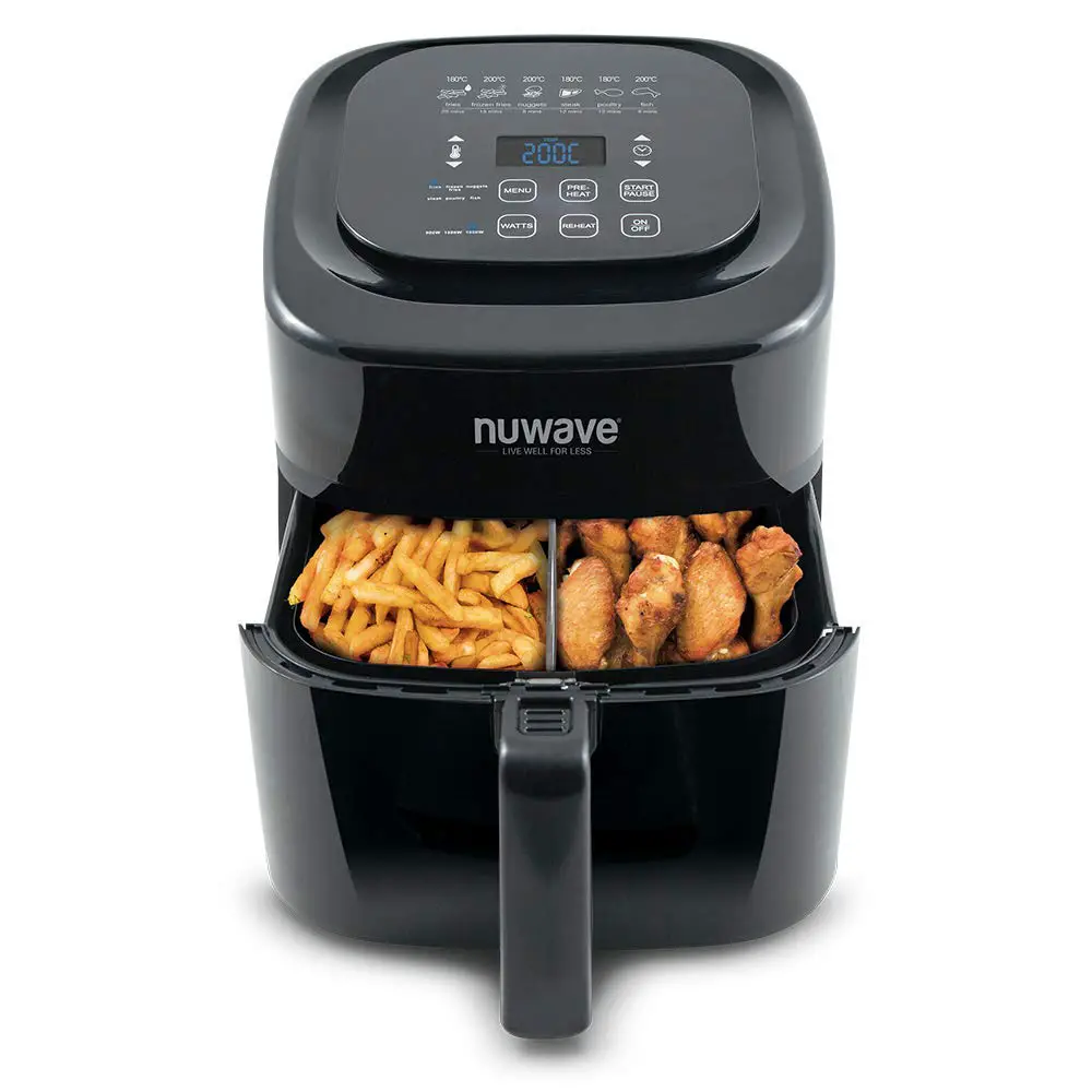 Nuwave 6L Air Fryer Oven 1800W Rapid Healthy Cooker, No Oil, Digital ...