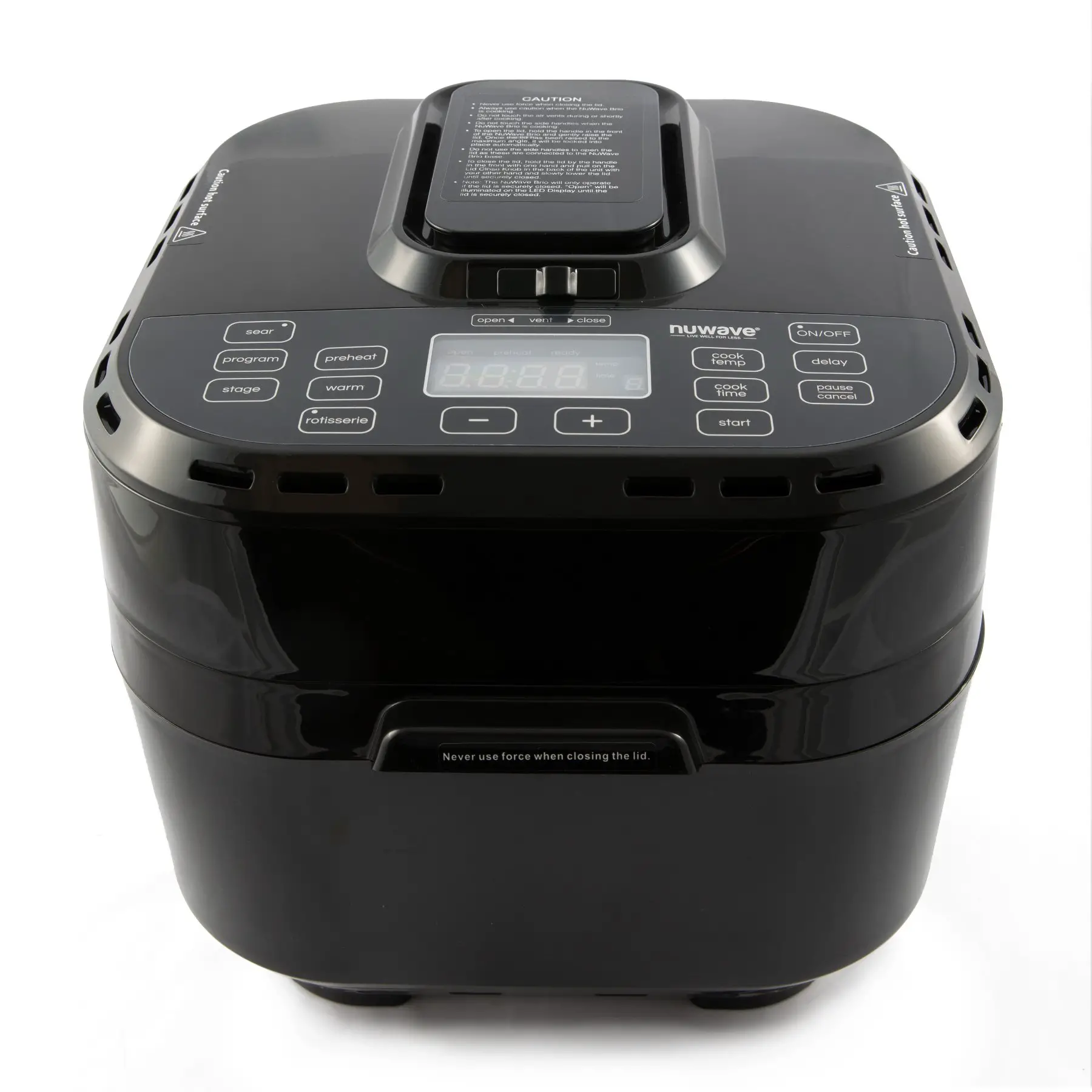 NuWave Brio Black 10 Quart Digital Air Fryer