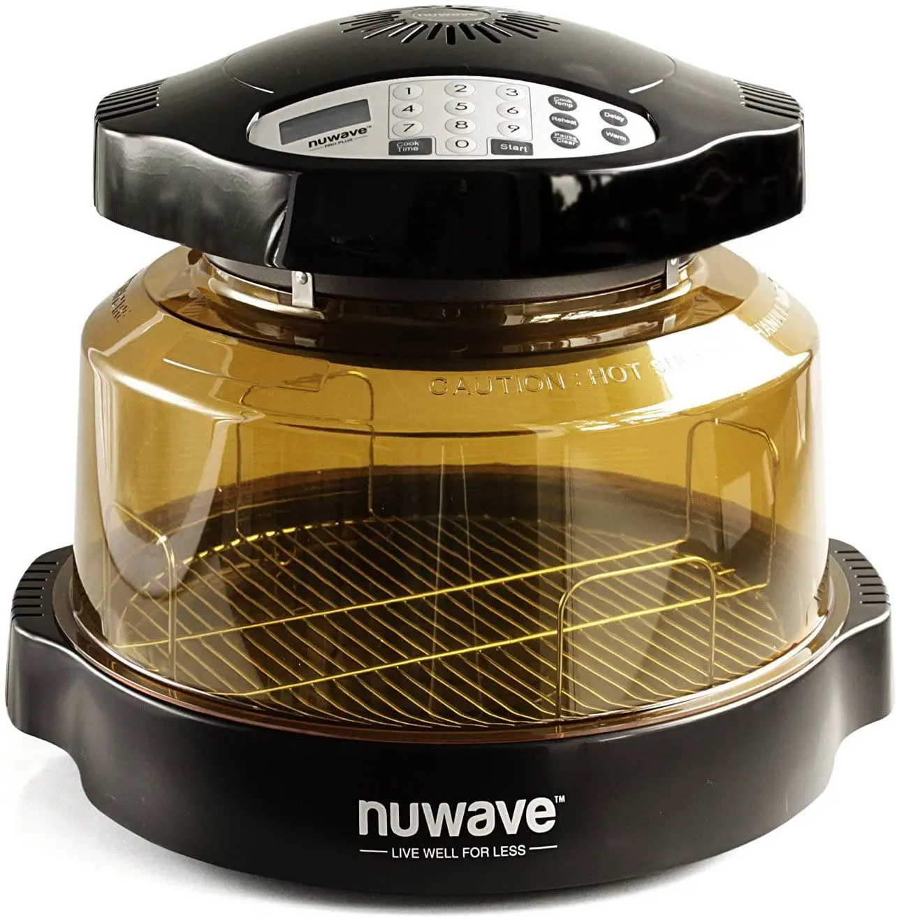 NuWave Pro Plus Oven Black With 3 Extender Ring Kit
