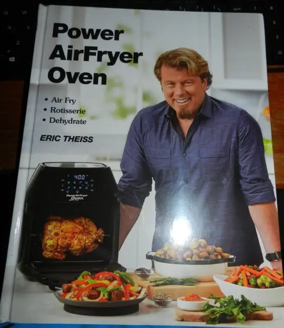 Power Airfryer Oven Cookbook 124 Easy Recipes Full Page Color by Eric ...